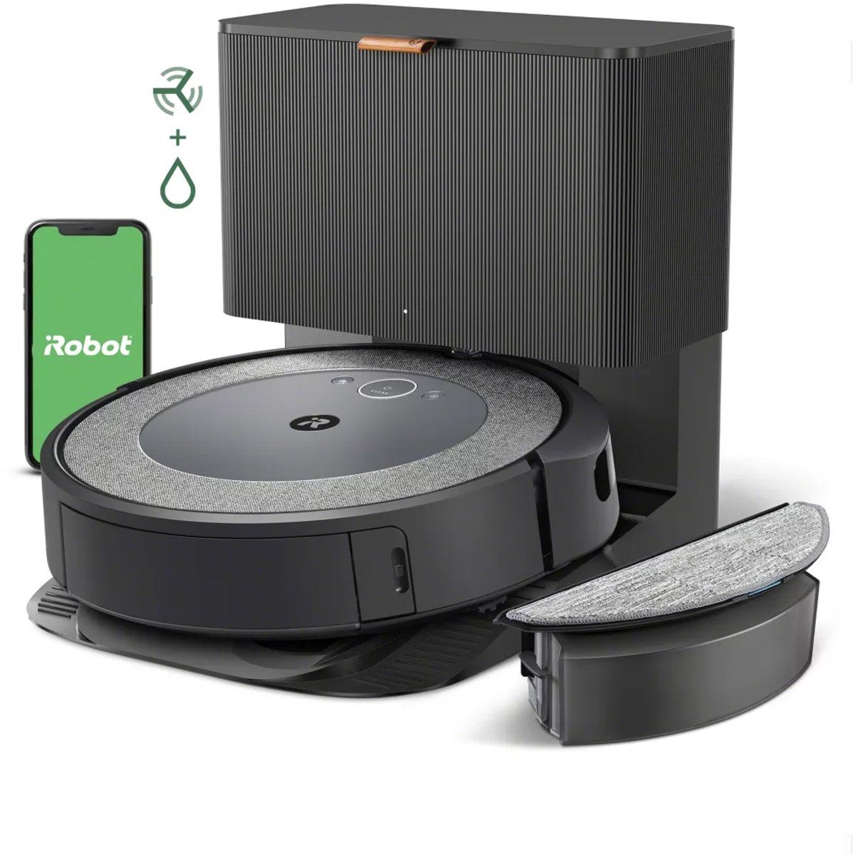 iRobot Roomba Combo i5+ - Robotstofzuiger en Dweil - 60 Dagen Automatisch Leegstation