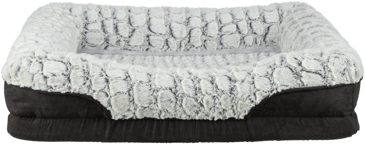 Trixie Vital Hondenmand Lino - Orthopedisch - Met memory effect - Zwart/Grijs 70X55 cm