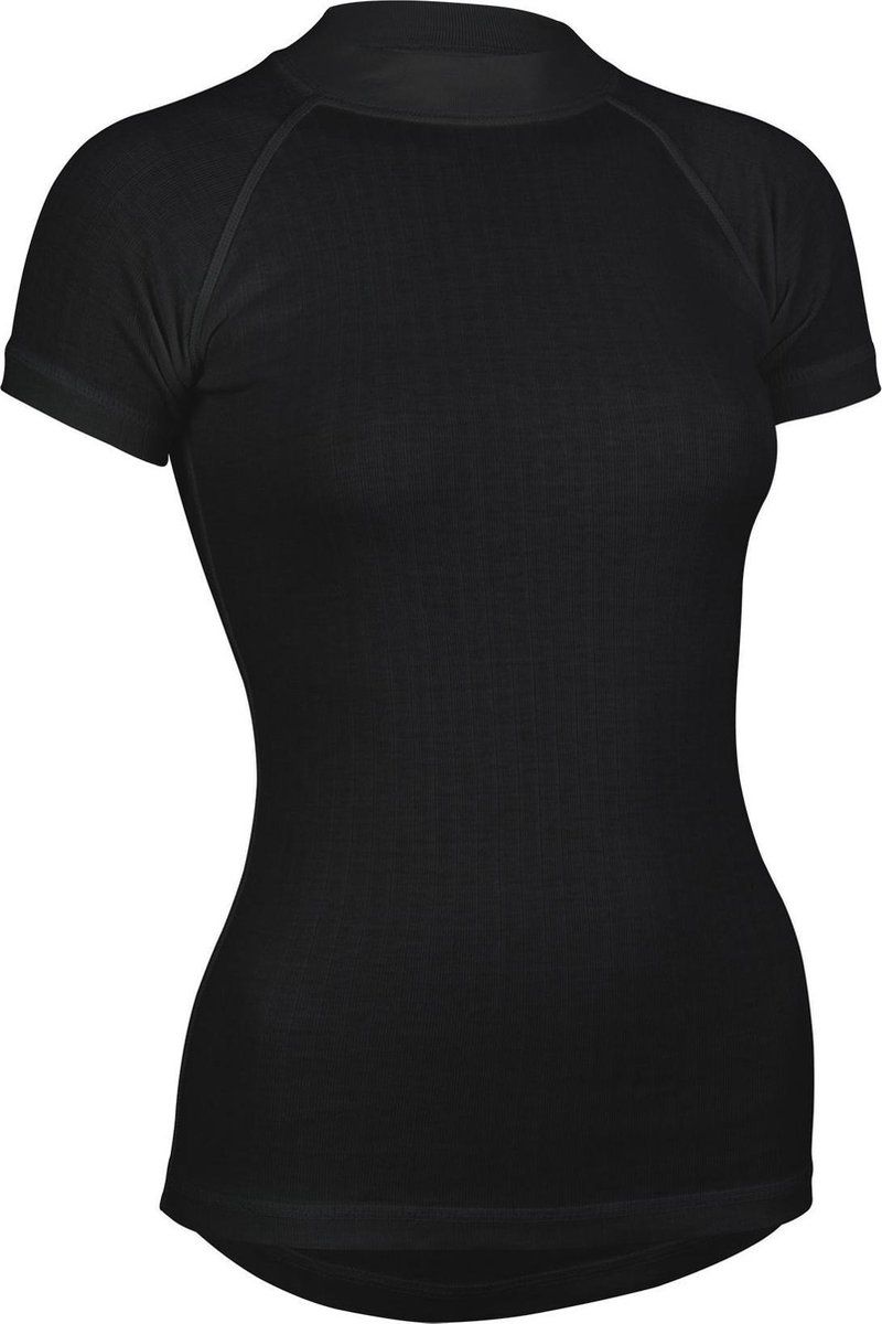 Avento Thermoshirt - Korte Mouw - Dames - Aansluitend - Zwart - Maat 42