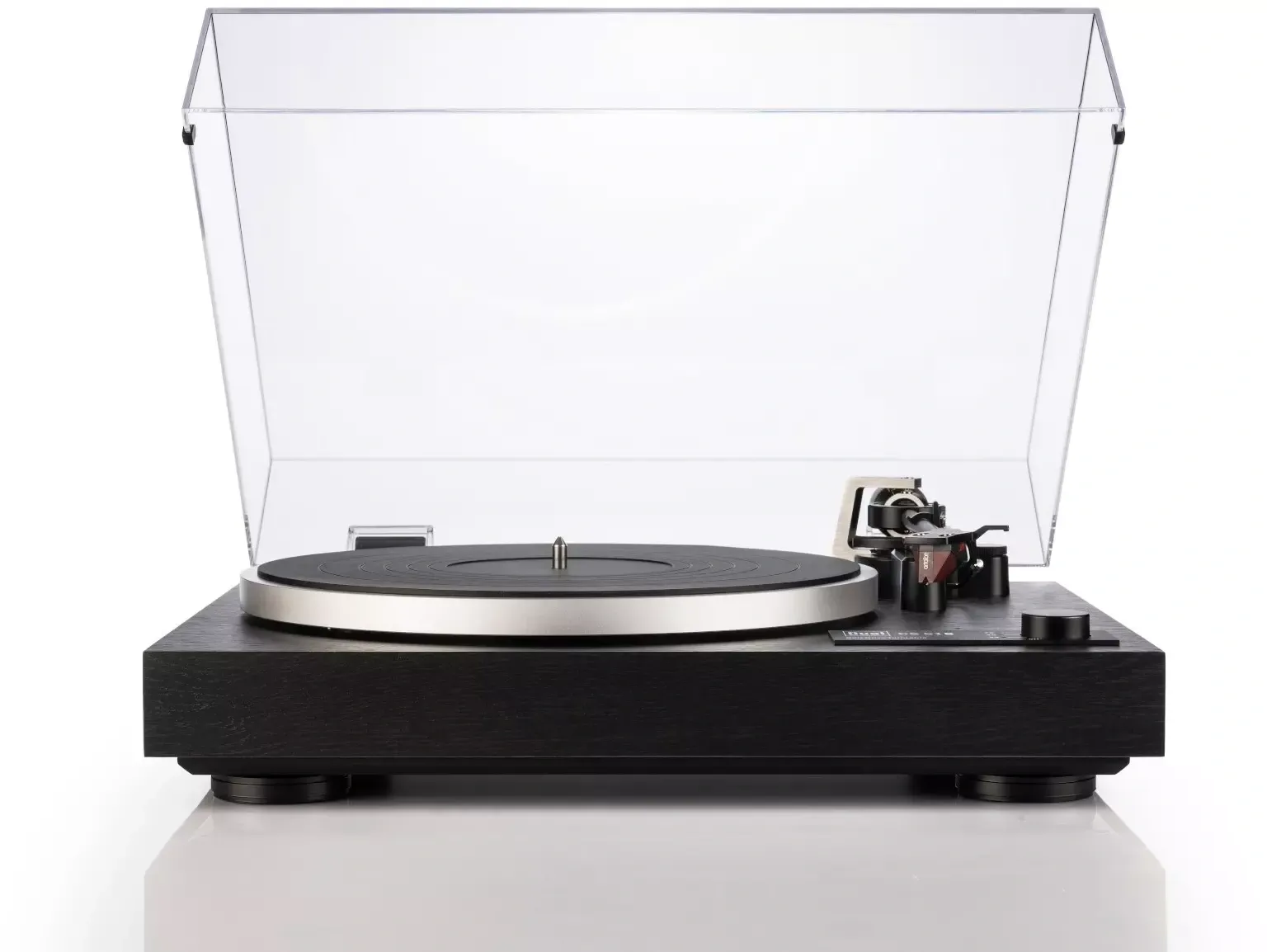 DUAL CS 518 - Manuele HiFi-Draaitafel - Dubbel cardanische toonarm - Zwart