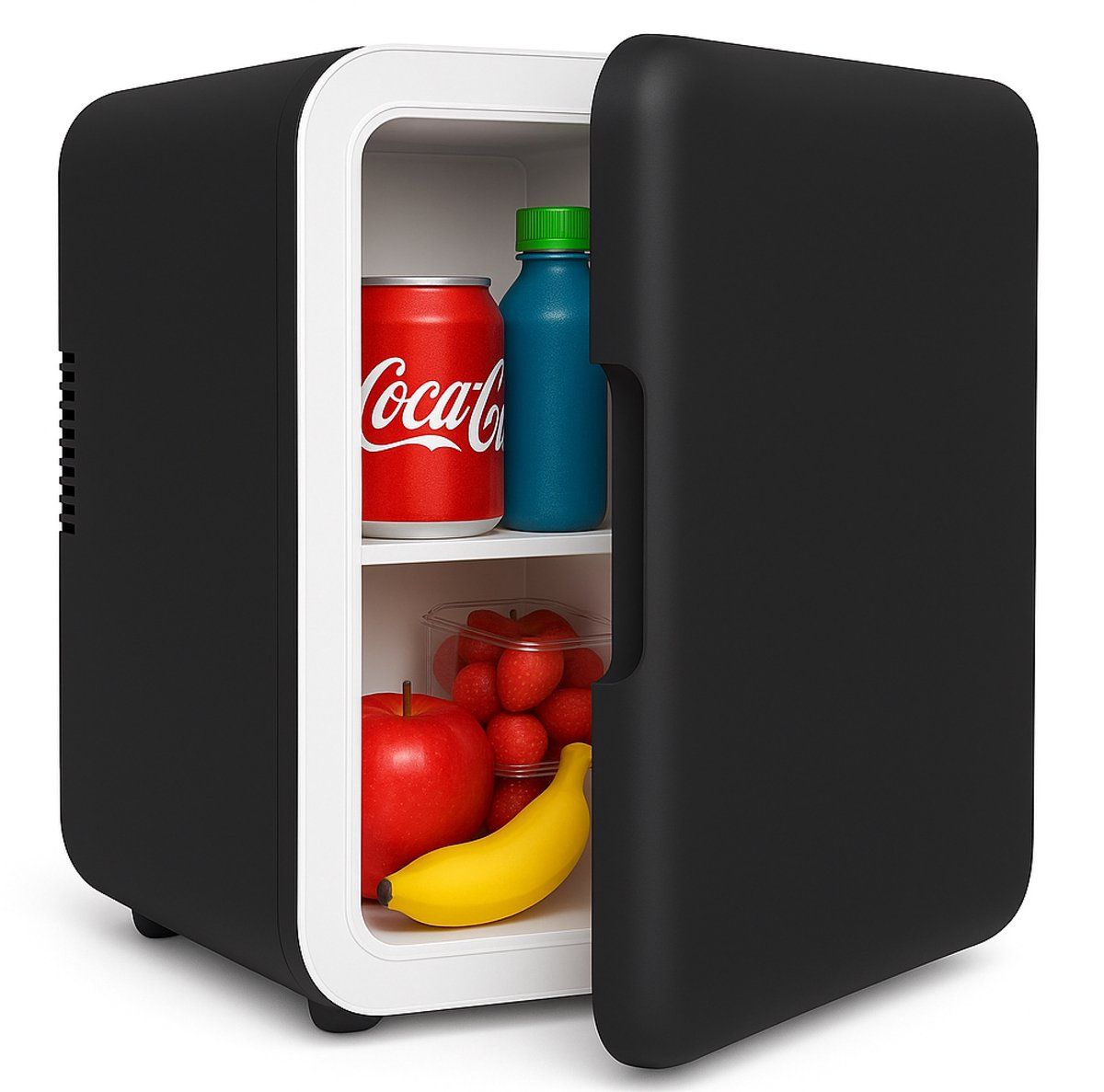 Soft & Silky Fridge 4L - Mini Koelkast - Koelen Tot 6°C & Verwarmen Tot 55°C - Zwart