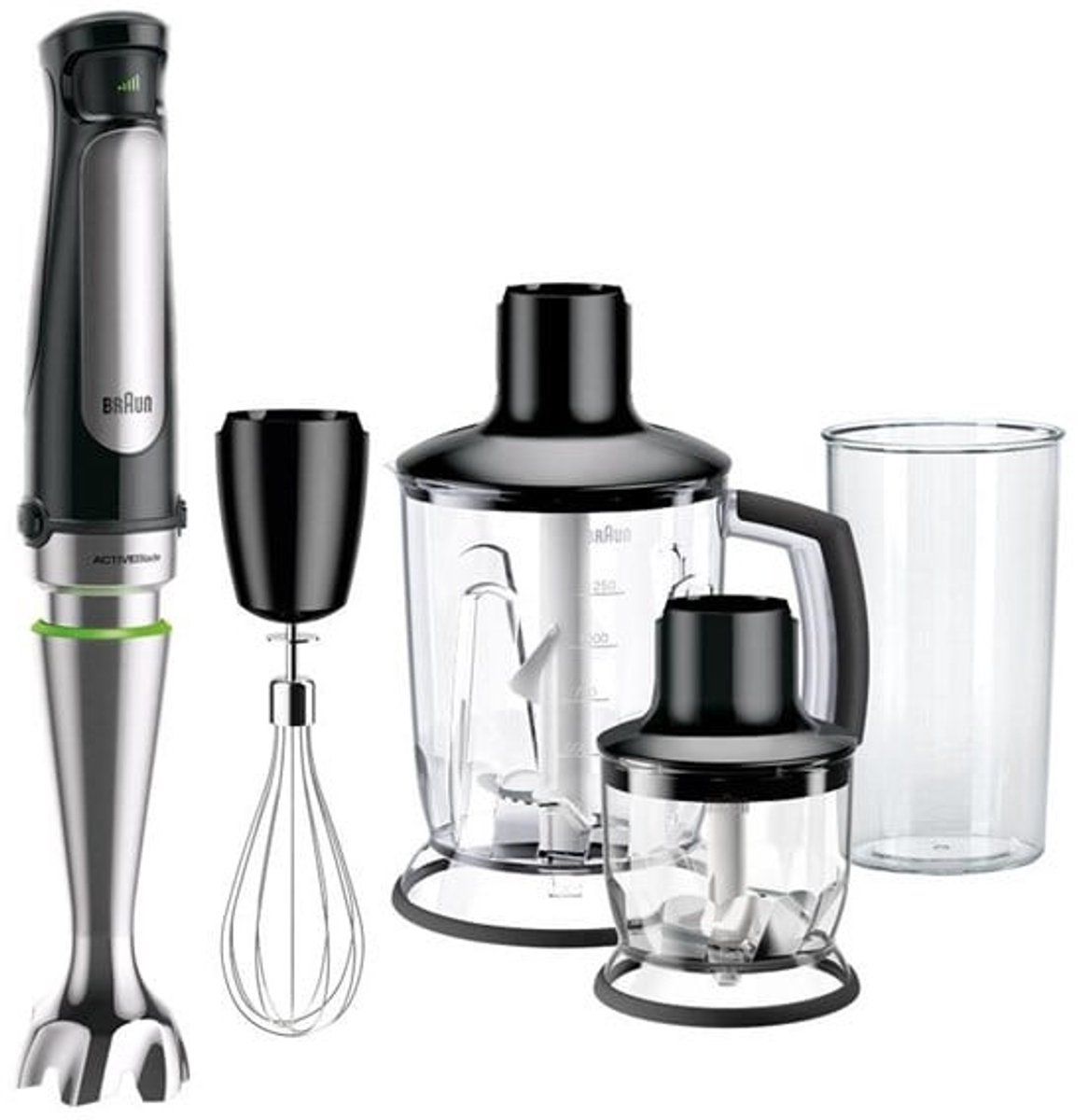 Braun Zwart Mq 7045X - Staafmixer - 1000W
