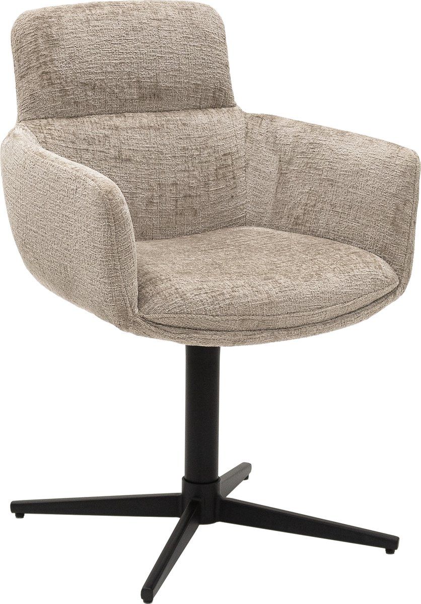 Kick Draaistoel Noud - Beige