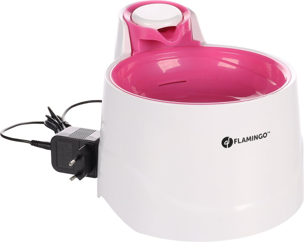 Flamingo Bellagio - Drinkfontein ->2 L - 20.8 X 26.5 X 17 Cm - Roze
