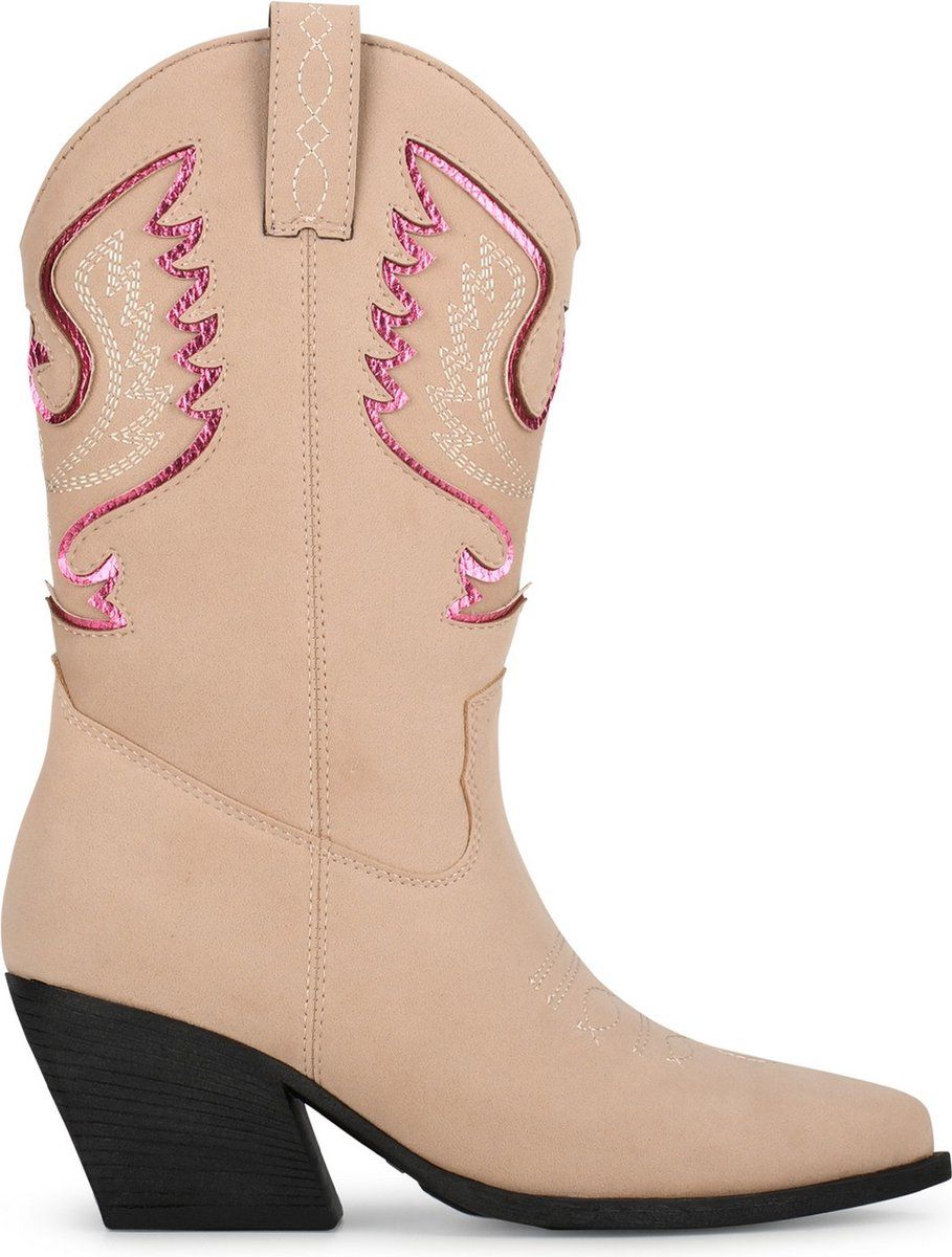 Beige met combinatie