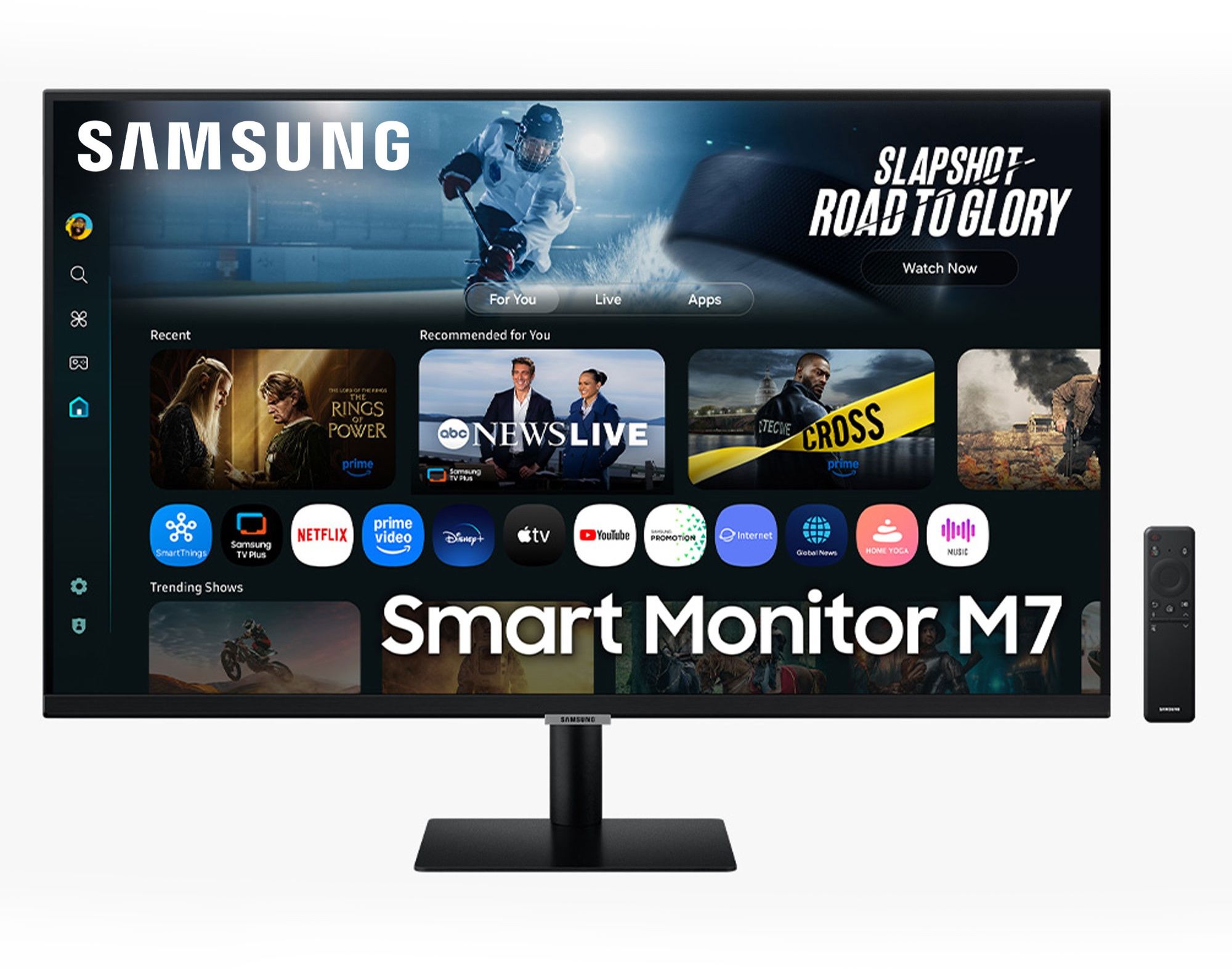 Samsung LS32FM700UUXEN - Gaming-Monitor 4K Ultra HD 32"- Zwart