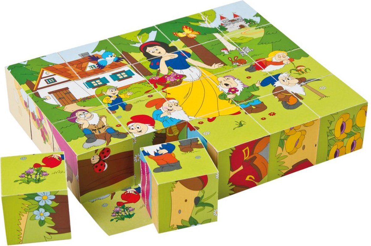 Woody Blokkenpuzzel Sprookjes 90247.