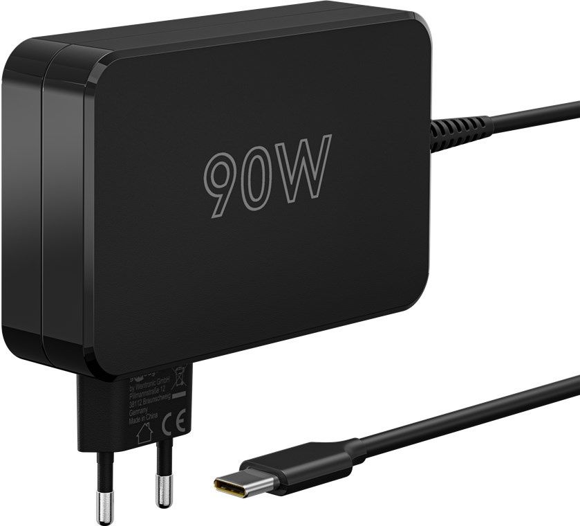 Goobay USB-C charger 90W - Oplader - Power Delivery 3.0 - Zwart
