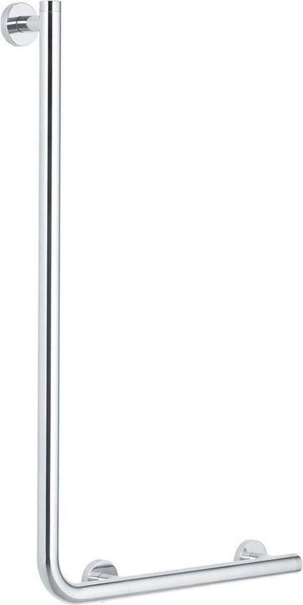 Tiger Boston Comfort&Safety - Wandbeugel 90º Links - Rvs Gepolijst - Max. Belastbaarheid 150 Kg