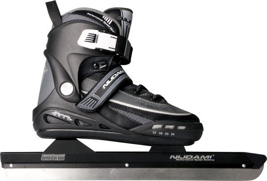 Nijdam Noren Schaatsen - Verstelbaar - Alu Buis - Grijs - Maat 38-41