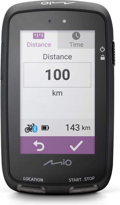 Mio Cyclo Discover PAL - GPS fietsnavigatie - 2,8 inch - Wi-Fi - Bluetooth - zwart