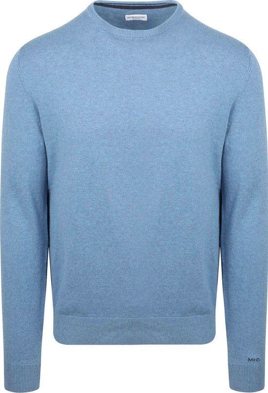 McGregor Trui - Merino Blend - Regular Fit - Lichtblauw - M (8720688698369)
