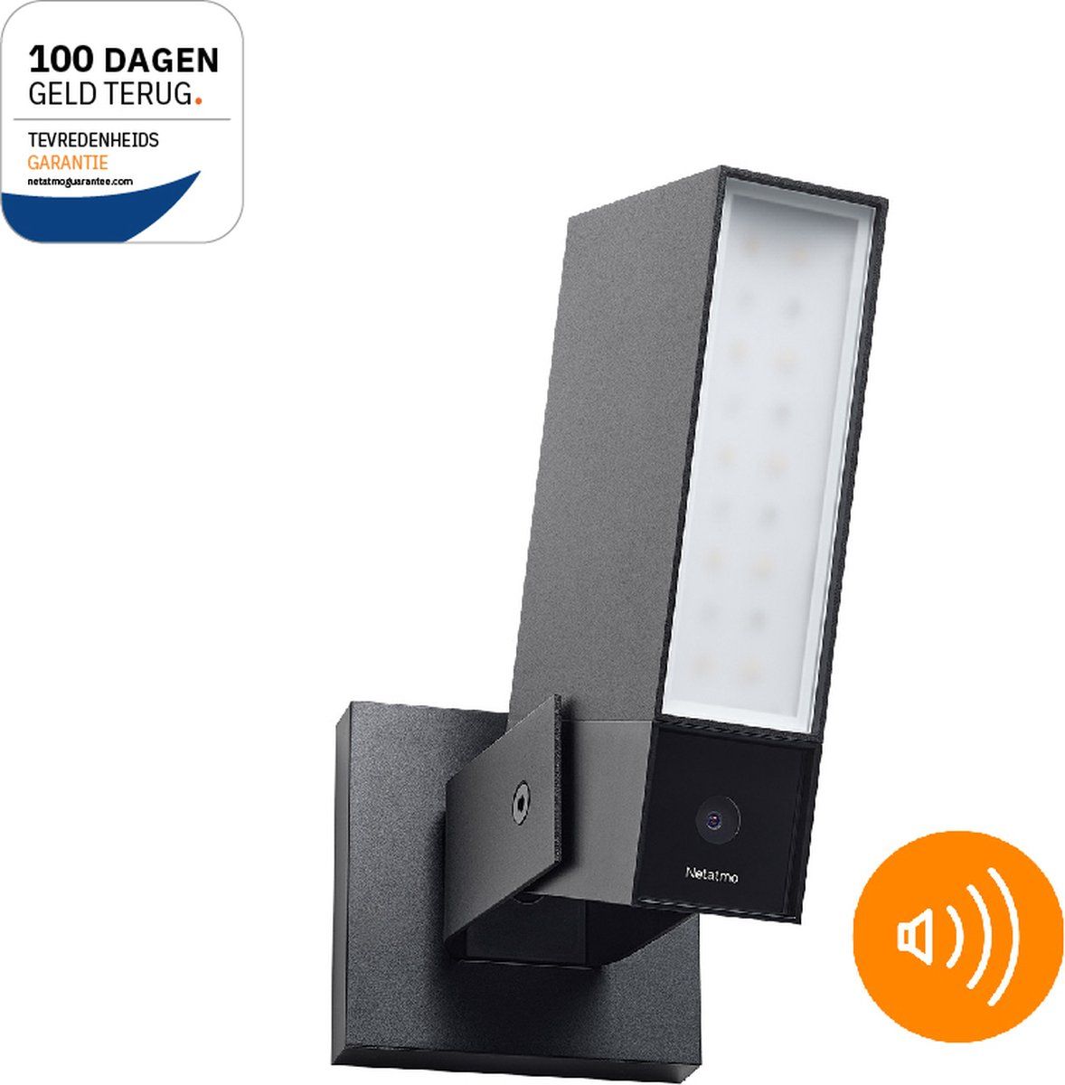 Netatmo Presence - Slimme Buitencamera met Sirene - 105 dB alarm - Weerbestendig