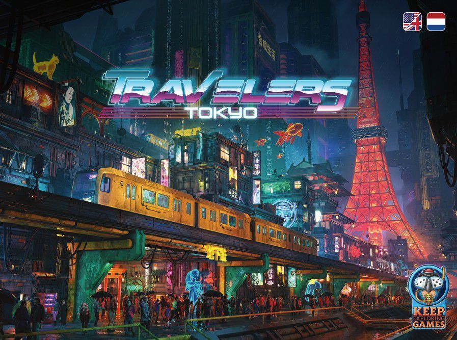 Game Factory Travelers Tokyo - Bordspel - Cyberpunk Thema - Nl/En