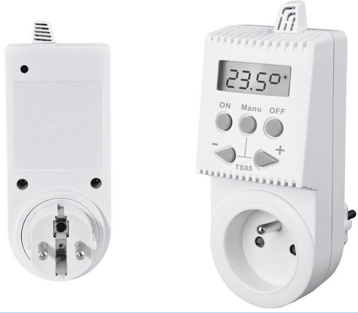 ELEKTROBOCK CZ TS05 - Plug-in thermostaat - Voor IR-panelen en elektrische verwarming