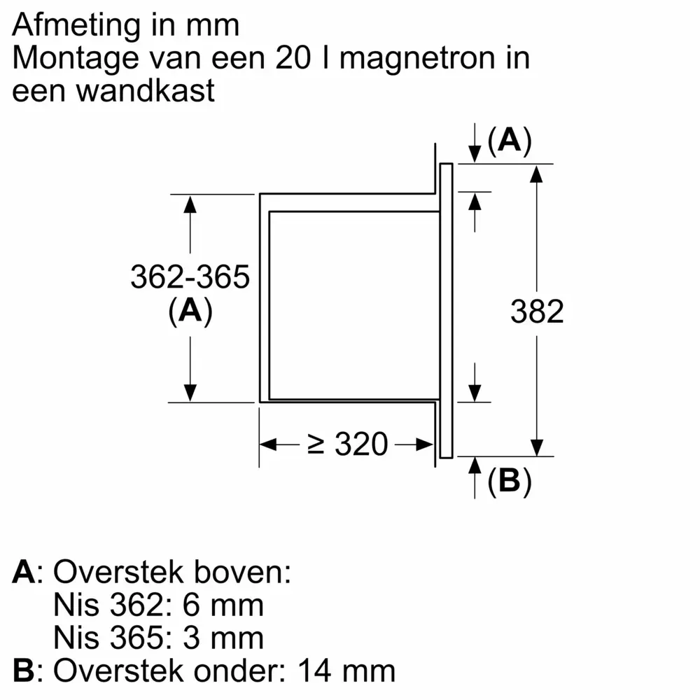 BOSCH BFL523MB4 - Magnetron Serie 2 - 20 liter - 5 vermogens - LED display refurbished, photo 4