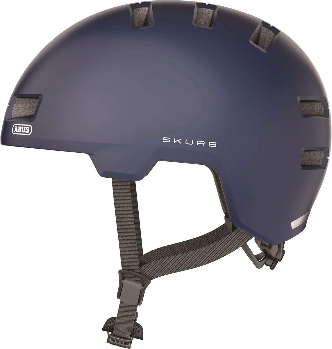 Abus Skurb - Fietshelm - In-Mold - Paardestaart-compatibel - Midnight Blue S (52-56 Cm)
