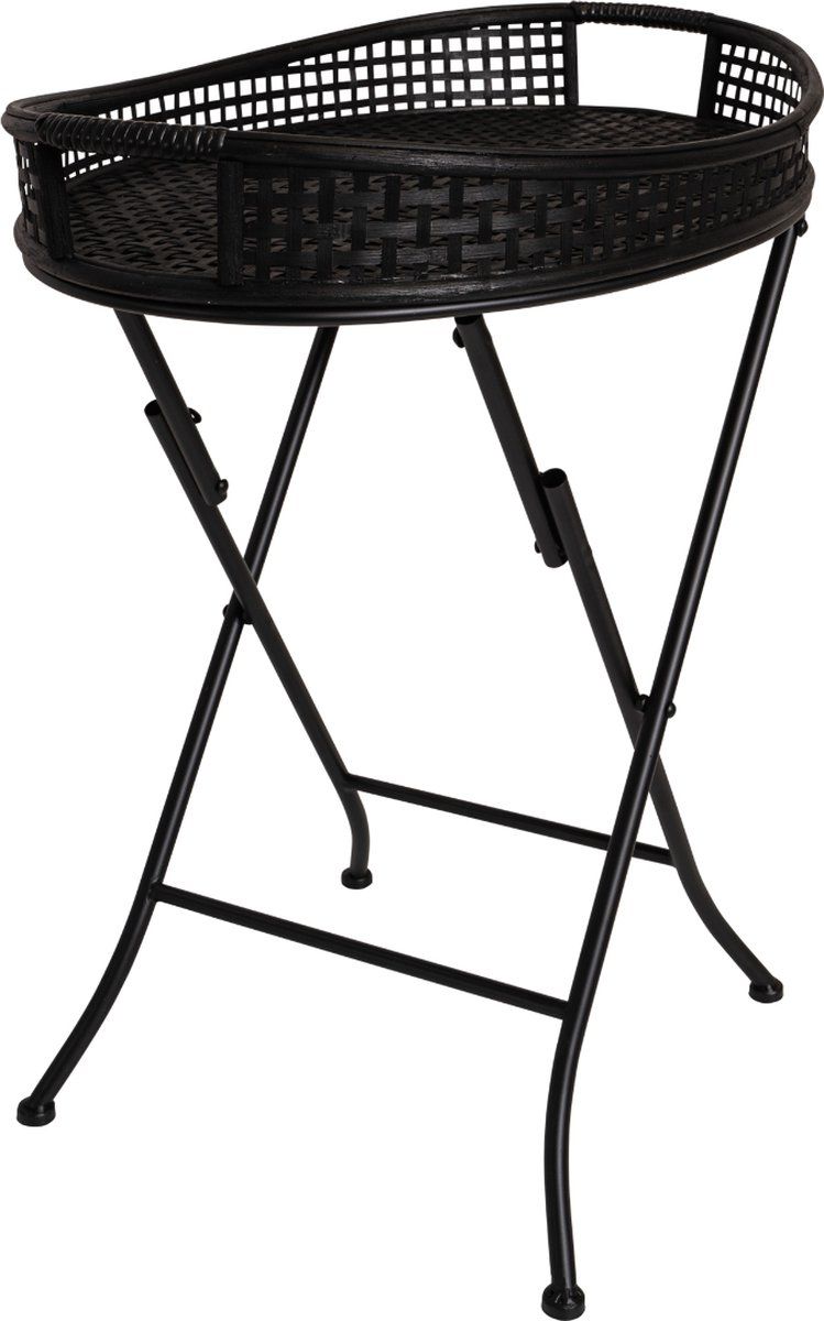 Les Levi Bijzettafel 55x38x62 Cm - Zwart
