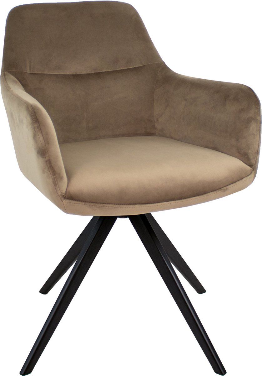 Kick Draaistoel Tom - Taupe