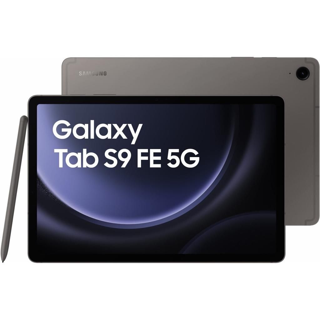 Samsung Galaxy Tab S9 FE (10.9", 2023) - Grijs - 128 GB - WiFi + 5G