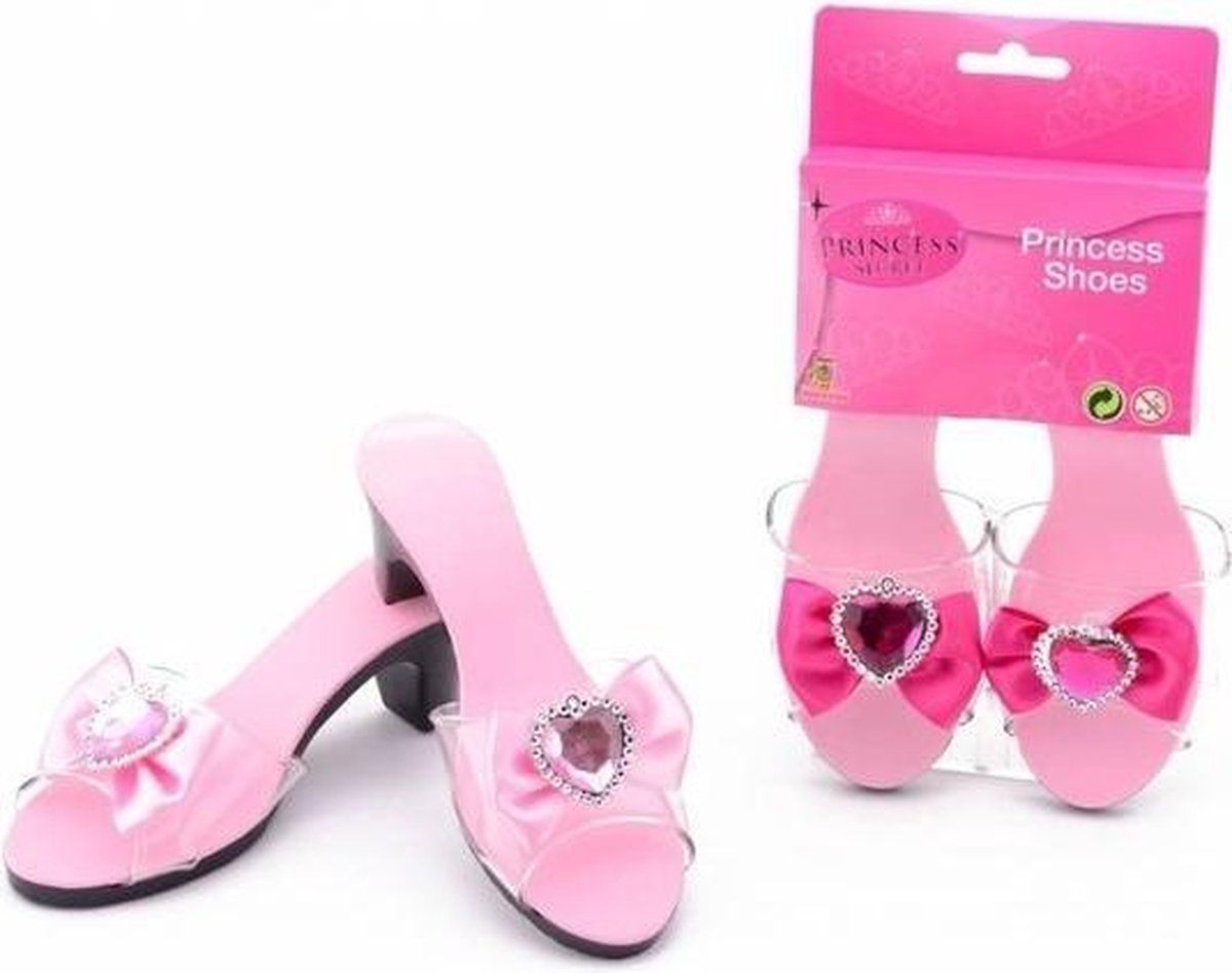 Johntoy Princess Secret - Prinsessenschoentjes - Strik met hartje - Roze