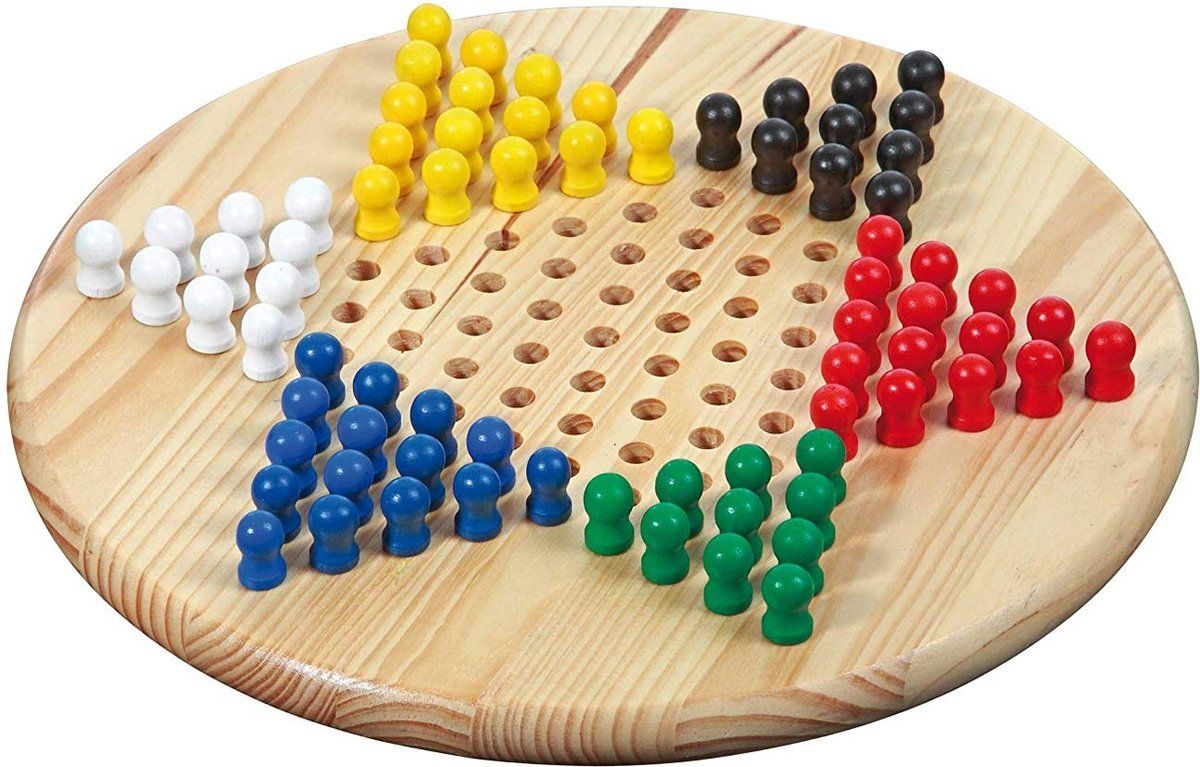 Philos Halma - Bordspel - Voor 2-6 Spelers - Zeshoekig Speelveld