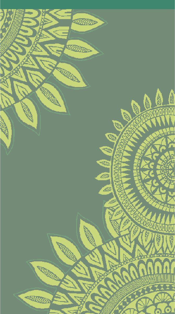 Phlox Strandlaken - 100% Katoen - 1 Zijde Velour - 90x160 - Marile Green