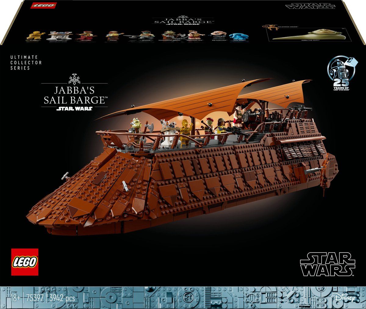 LEGO Star Wars - Jabba's Sail Barge (75397) - 3942 onderdelen - 11 minifiguren