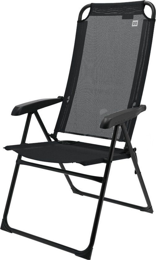 Travellife Como Camping Standenstoel - Compact Opvouwbaar - Rugleuning Verstelbaar In 6 Standen - Blend Grey