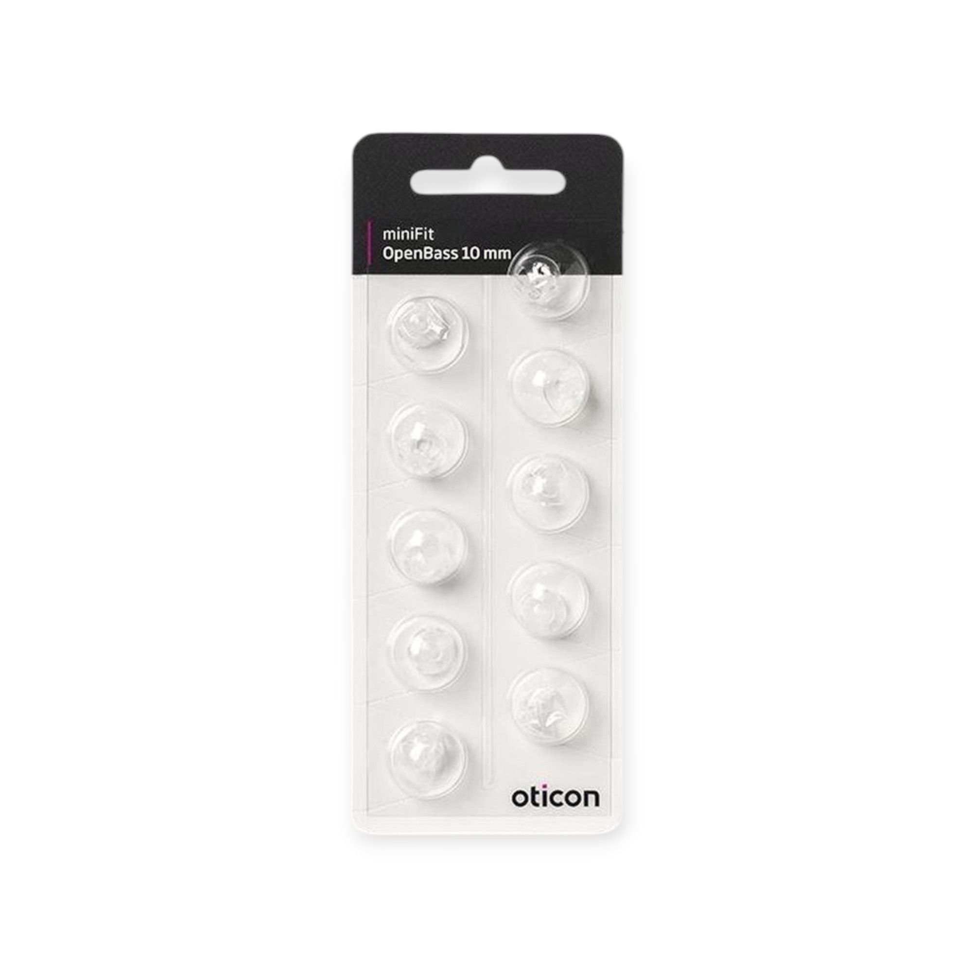 Merkloos Oticon OpenBass Dome MiniFit 10mm 10 Stuks
