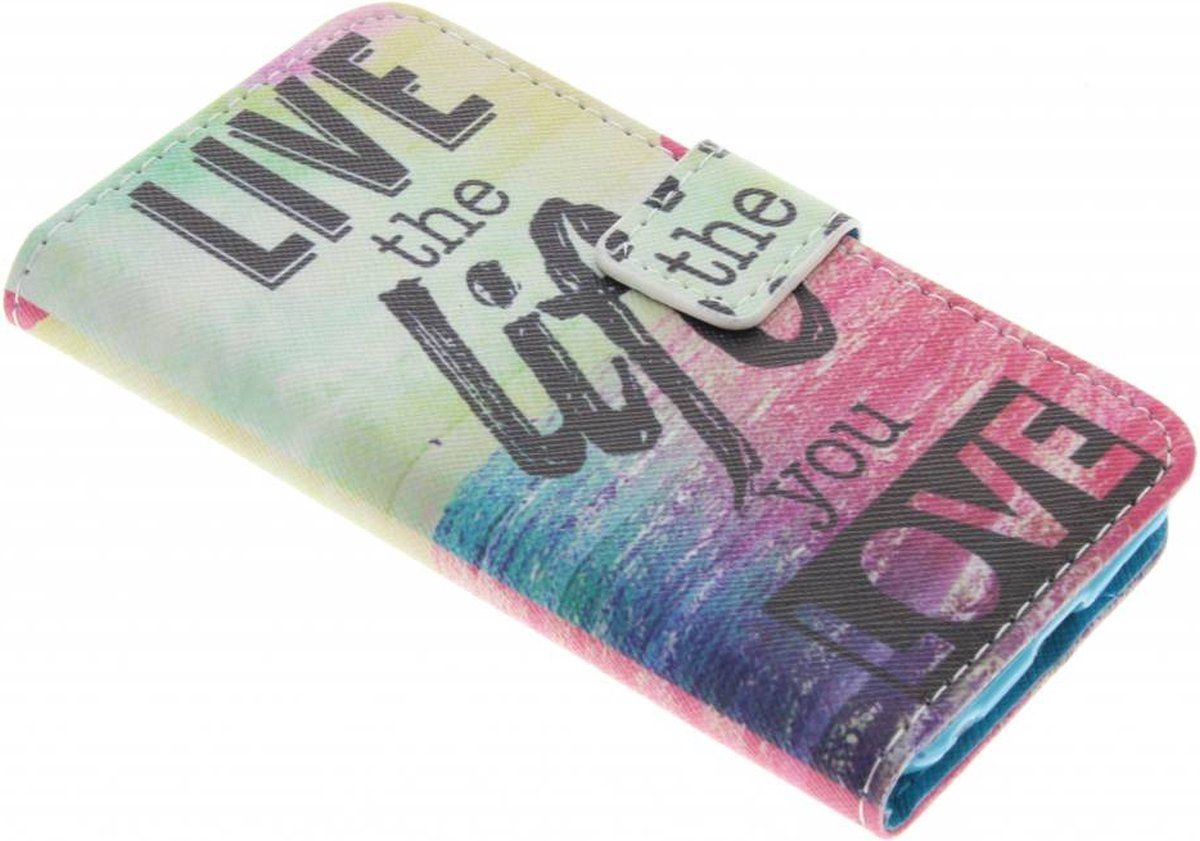 Apple iPod Touch (5G/6) - TPU booktype hoes - Magnetische sluiting en pasjeshouder - Multi colour