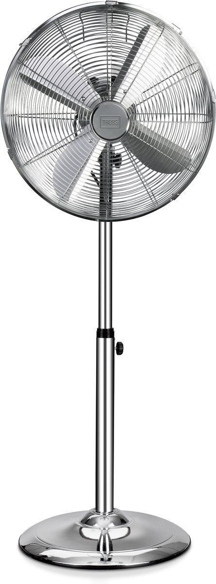 Trebs 99385 - Statiefventilator - 3 snelheden - 40 cm - Chroom