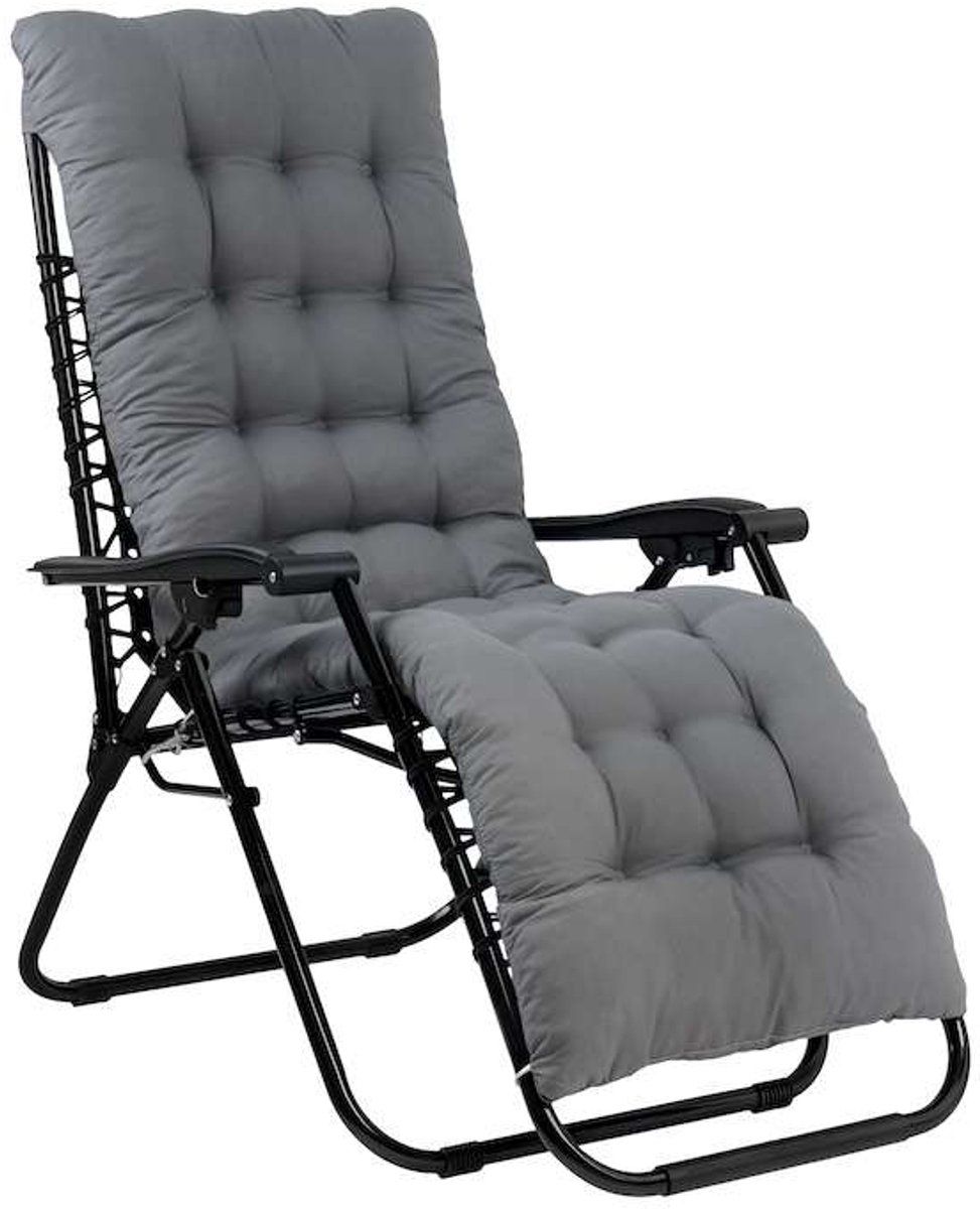 Feel Furniture - Buiten Ligstoel - Verstelbaar - Met Kussen