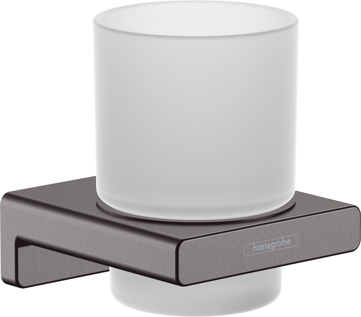 Hansgrohe AddStoris - Tandenborstelhouder - Wandmontage - Geborsteld Zwart Chroom