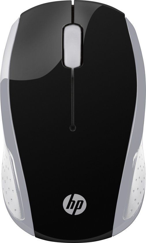 HP 200 - Draadloze Muis - Ergonomisch - Zwart en Zilver