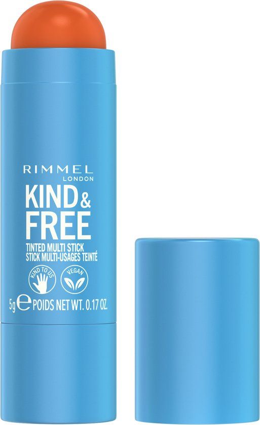 Rimmel Kind & Free Multi Stick - Crème - Hydraterend - 004 Tangerine Dream (5 g)