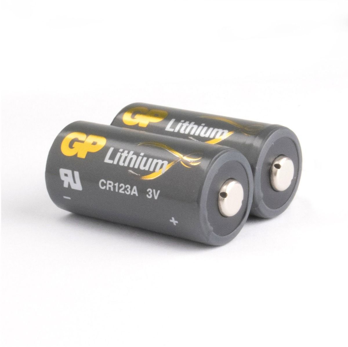 Gp CR123A - Lithium Batterij - 3V 1400mAh - Geschikt Voor Alarmsystemen En Camera's (2 Stuks)