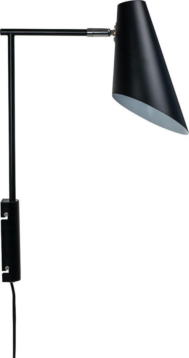 Dyberg Larsen Wandlamp Cale Led 14,6 X 46 Cm E14 40w Zwart