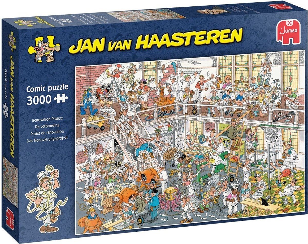 Jan van Haasteren - De verbouwing - 3000 stukjes legpuzzel