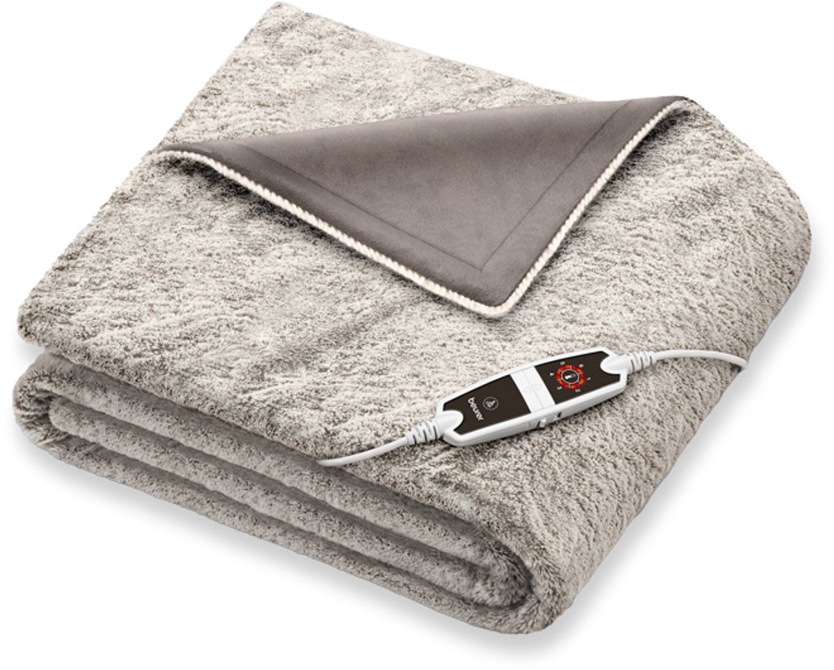 Beurer Hd 150 Xxl - Warmtedeken - 200×150 Cm - 6 Warmtestanden - Nordic Taupe