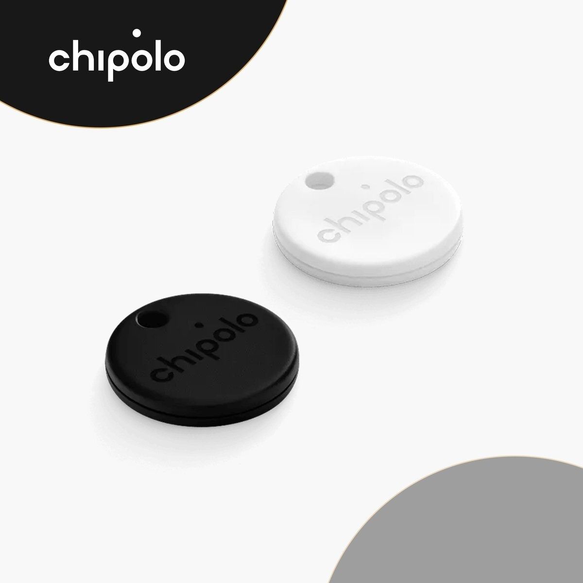 Chipolo One | 2-pack | Zwart & Wit