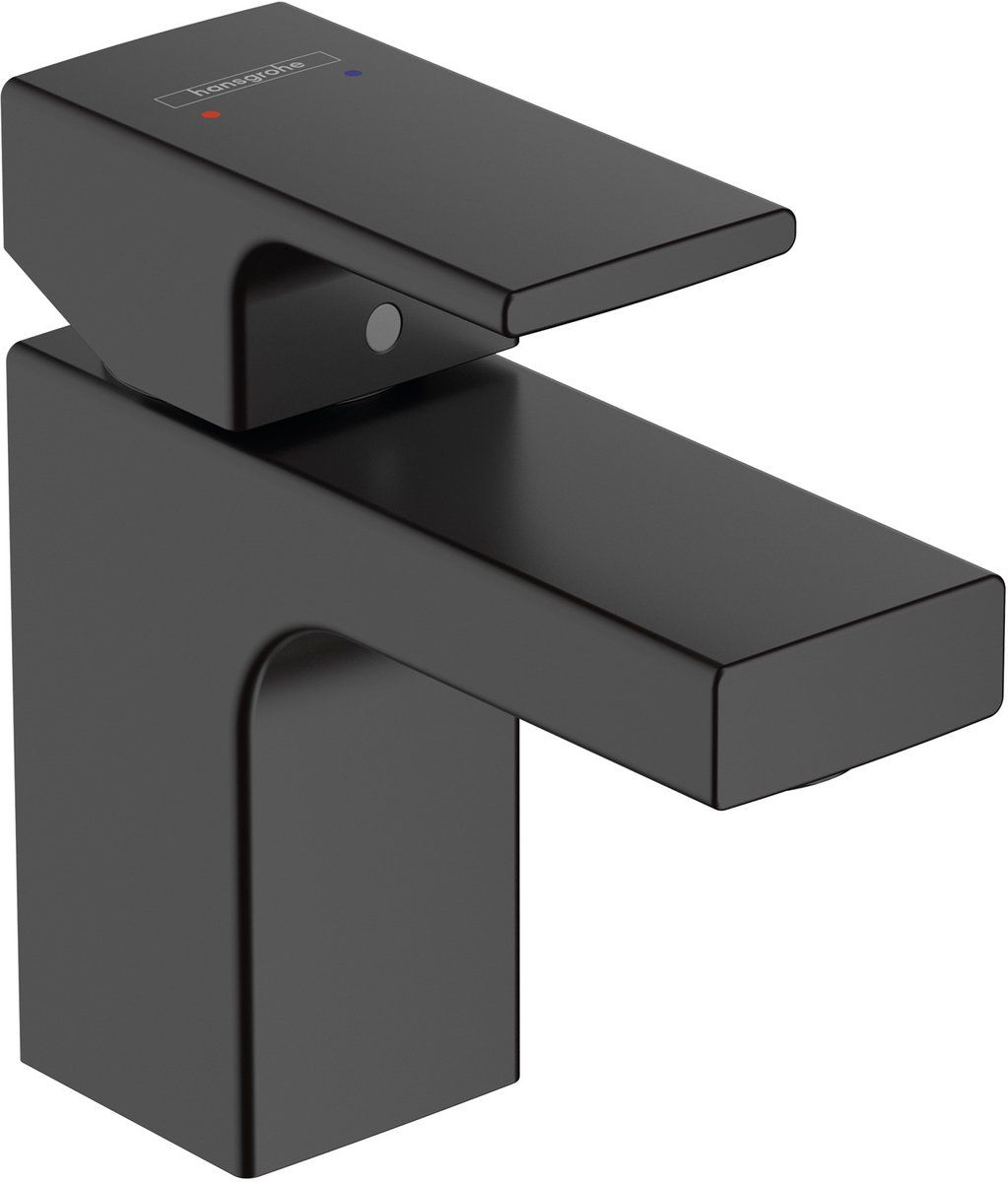 Hansgrohe Vernis Shape -Ééngreeps wastafelmengkraan - Mat zwart - ComfortZone 70
