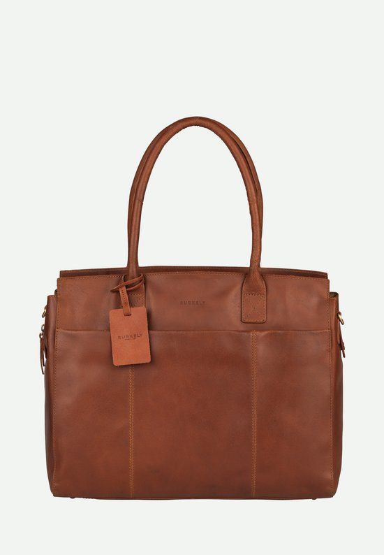 Burkely Vintage Doris - Laptopbag 15.6''- Leer - Cognac