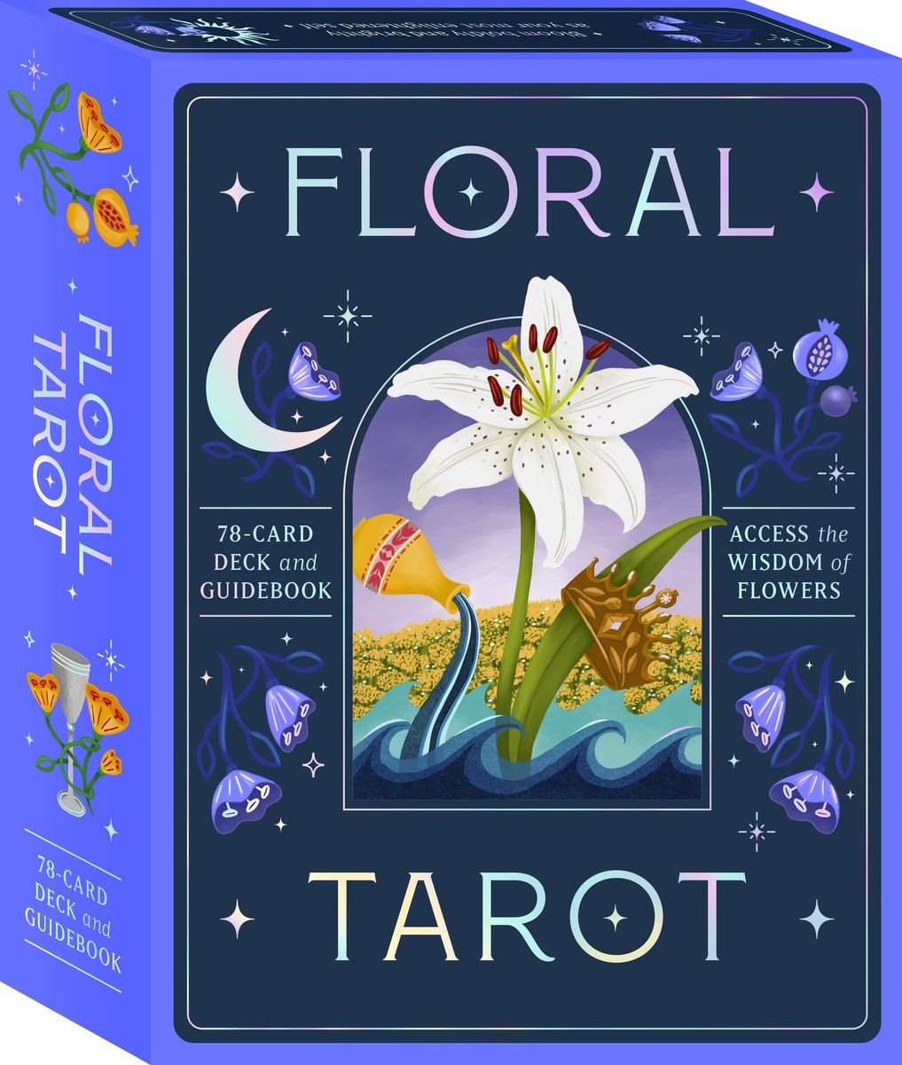Kaddo Floral Tarot - Tarotkaarten Set Van 78 - Inclusief 80-pagina's Gidsboek