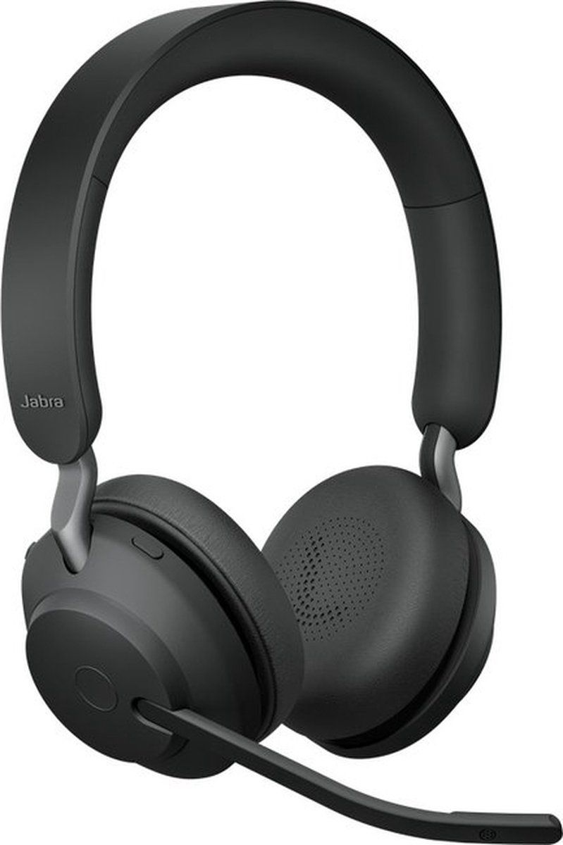 Jabra Evolve2 65 UC Stereo - Bluetooth Headset - 37 uur accuduur - Zwart