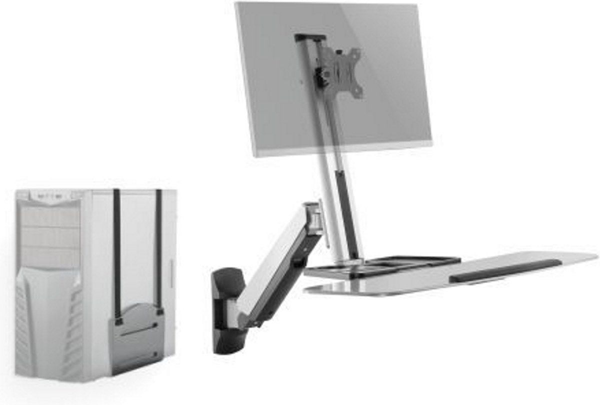 Zwart - zilver wandmontage