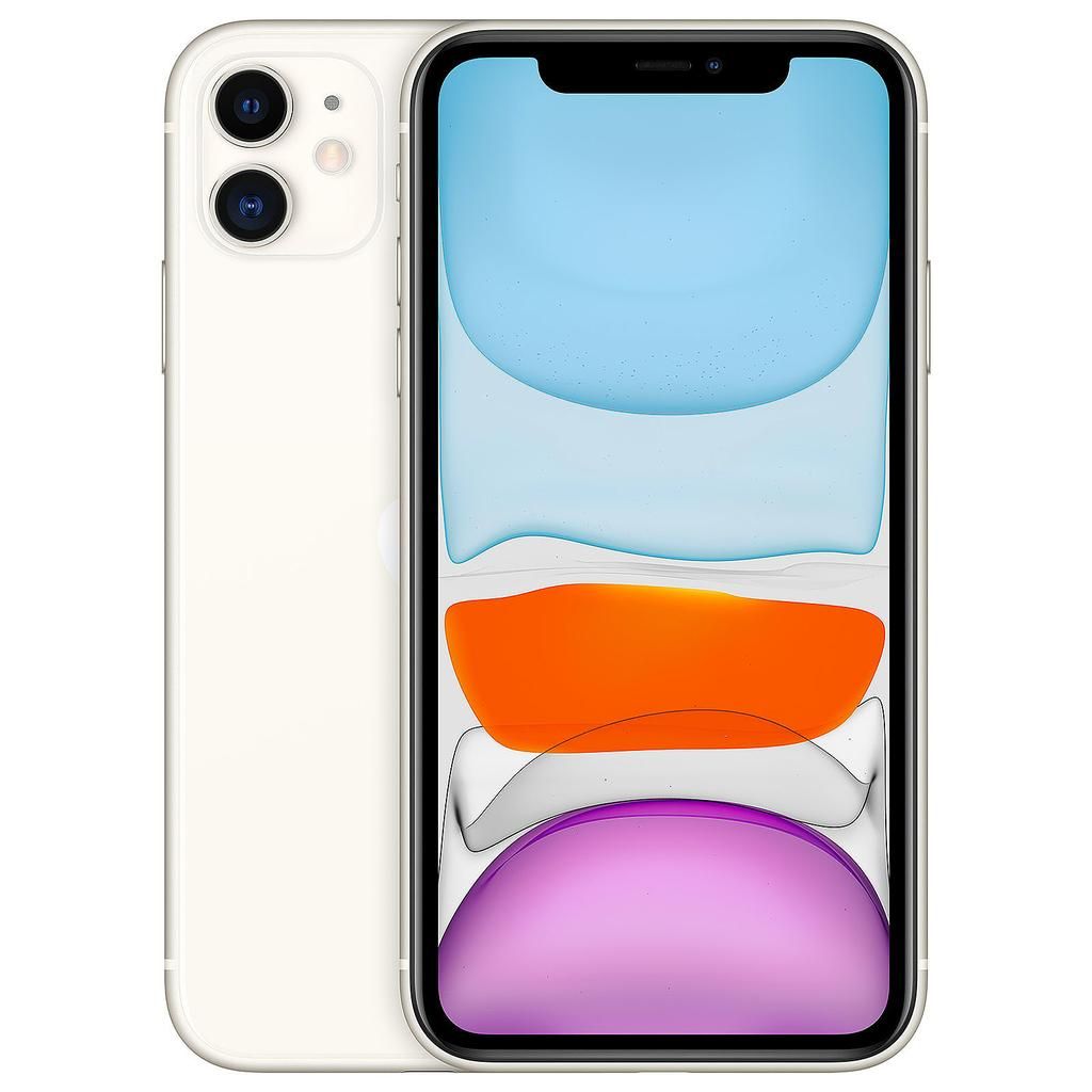 Apple iPhone 11 - Wit - 128 GB - Fysieke simkaart + eSIM