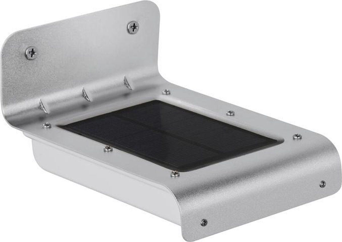 The Black Series Draadloze LED Lampjes met bewegingssensor - 2 Stuks - Zonne-energie - RVS