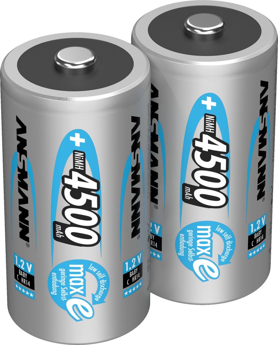 1x Ansmann NiMH-batterij Baby 4500mAh MaxE