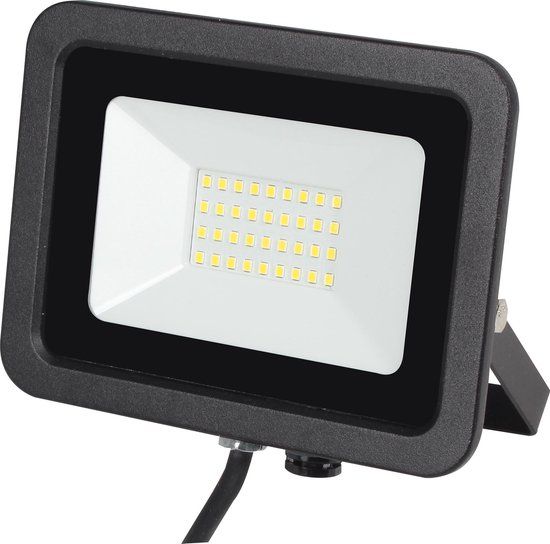RELED LED Schijnwerper - 50W - 4500lm - 4000K - IP65 - Zwart - 230V
